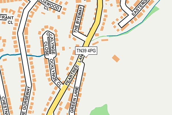 TN39 4PG map - OS OpenMap – Local (Ordnance Survey)