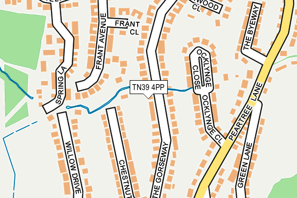 TN39 4PP map - OS OpenMap – Local (Ordnance Survey)