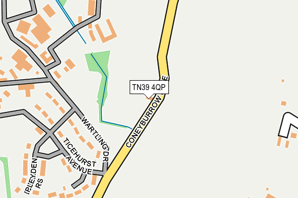 TN39 4QP map - OS OpenMap – Local (Ordnance Survey)