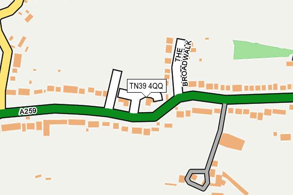 TN39 4QQ map - OS OpenMap – Local (Ordnance Survey)