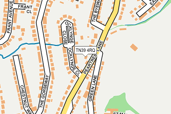 TN39 4RQ map - OS OpenMap – Local (Ordnance Survey)