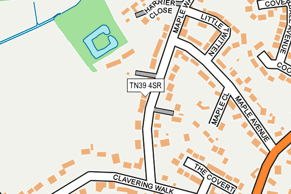 TN39 4SR map - OS OpenMap – Local (Ordnance Survey)