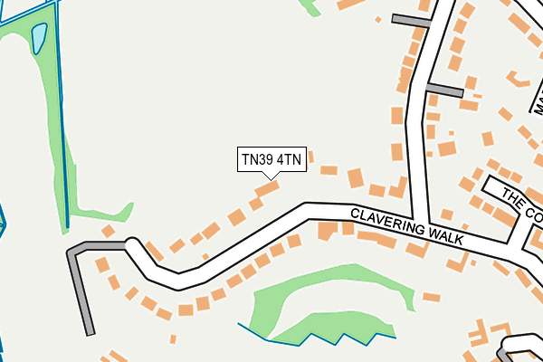 TN39 4TN map - OS OpenMap – Local (Ordnance Survey)