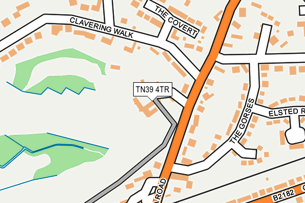 TN39 4TR map - OS OpenMap – Local (Ordnance Survey)