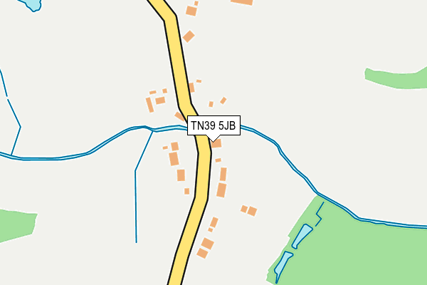 TN39 5JB map - OS OpenMap – Local (Ordnance Survey)