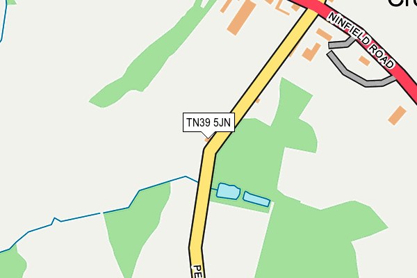 TN39 5JN map - OS OpenMap – Local (Ordnance Survey)
