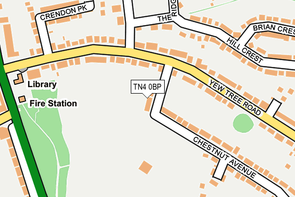 TN4 0BP map - OS OpenMap – Local (Ordnance Survey)
