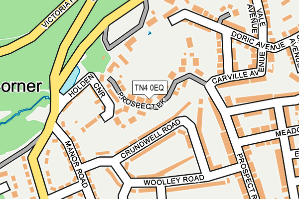 TN4 0EQ map - OS OpenMap – Local (Ordnance Survey)