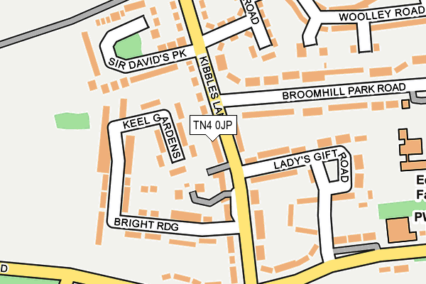 TN4 0JP map - OS OpenMap – Local (Ordnance Survey)