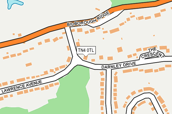 TN4 0TL map - OS OpenMap – Local (Ordnance Survey)