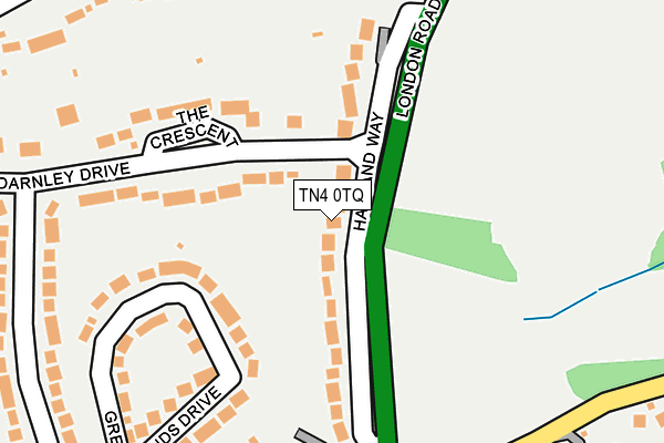 TN4 0TQ map - OS OpenMap – Local (Ordnance Survey)