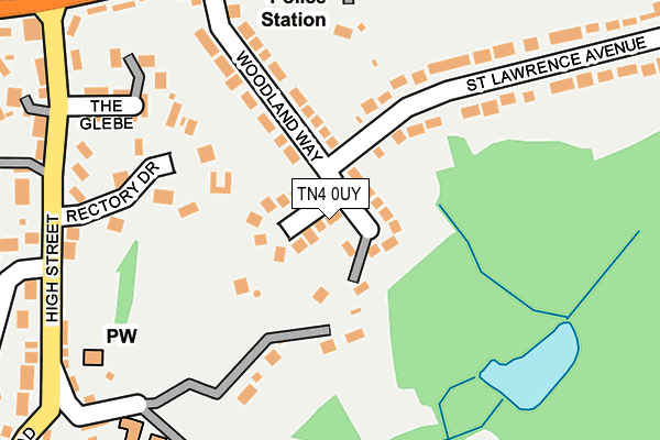 TN4 0UY map - OS OpenMap – Local (Ordnance Survey)