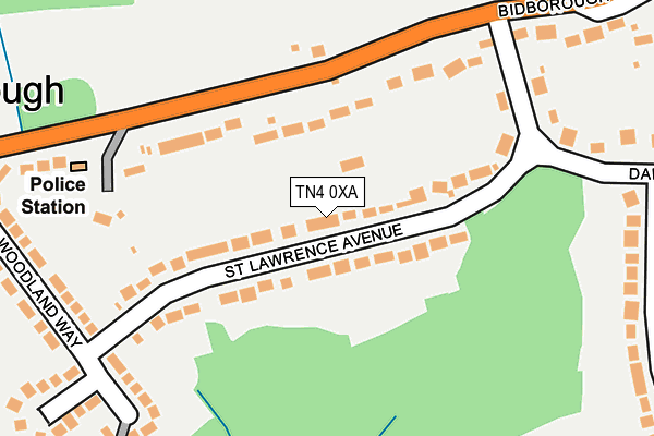 Map of STEVE JARRETT LIMITED at local scale