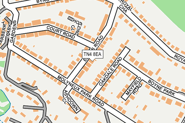 TN4 8EA map - OS OpenMap – Local (Ordnance Survey)