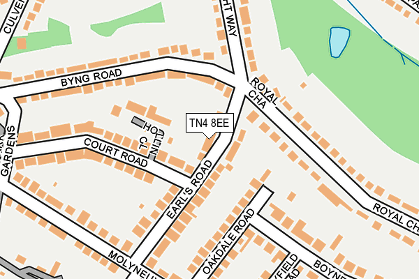 TN4 8EE map - OS OpenMap – Local (Ordnance Survey)
