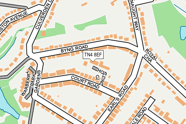 TN4 8EF map - OS OpenMap – Local (Ordnance Survey)