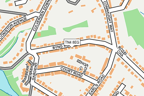 TN4 8EG map - OS OpenMap – Local (Ordnance Survey)