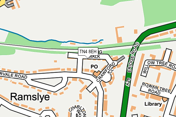 TN4 8EH map - OS OpenMap – Local (Ordnance Survey)