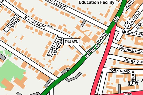 TN4 8EN map - OS OpenMap – Local (Ordnance Survey)