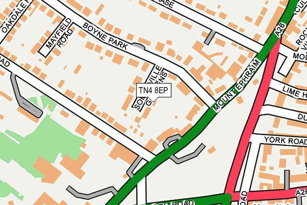 TN4 8EP map - OS OpenMap – Local (Ordnance Survey)