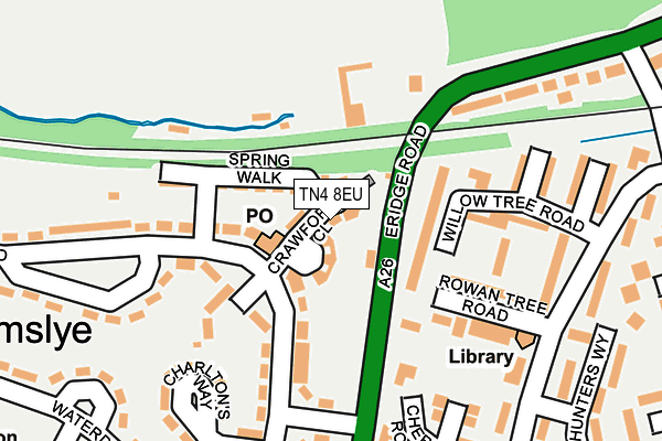 TN4 8EU map - OS OpenMap – Local (Ordnance Survey)