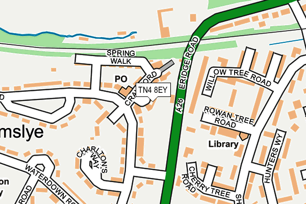 TN4 8EY map - OS OpenMap – Local (Ordnance Survey)