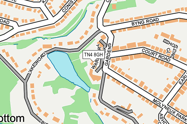 TN4 8GH map - OS OpenMap – Local (Ordnance Survey)