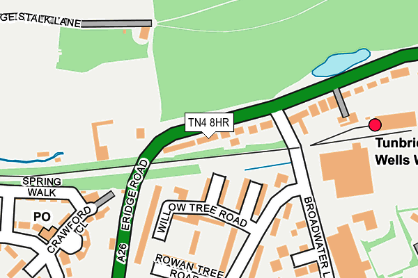 TN4 8HR map - OS OpenMap – Local (Ordnance Survey)