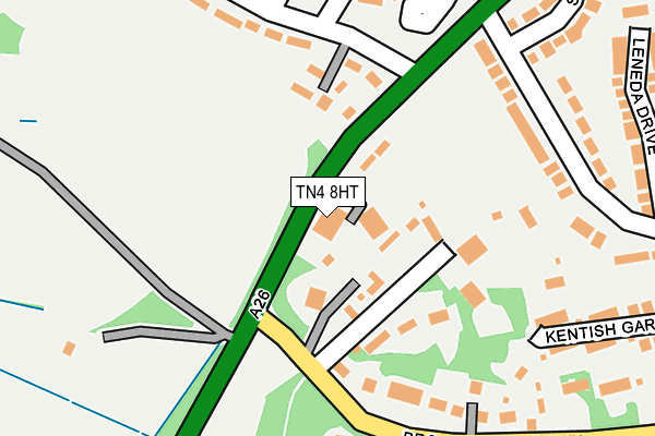 TN4 8HT map - OS OpenMap – Local (Ordnance Survey)