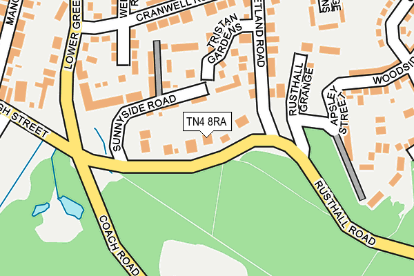 TN4 8RA map - OS OpenMap – Local (Ordnance Survey)