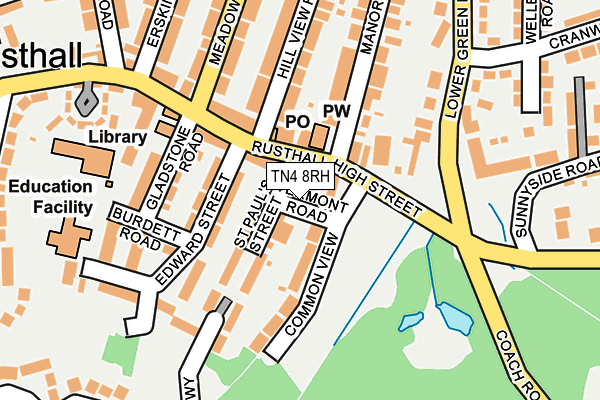 TN4 8RH map - OS OpenMap – Local (Ordnance Survey)