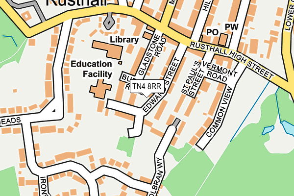 TN4 8RR map - OS OpenMap – Local (Ordnance Survey)