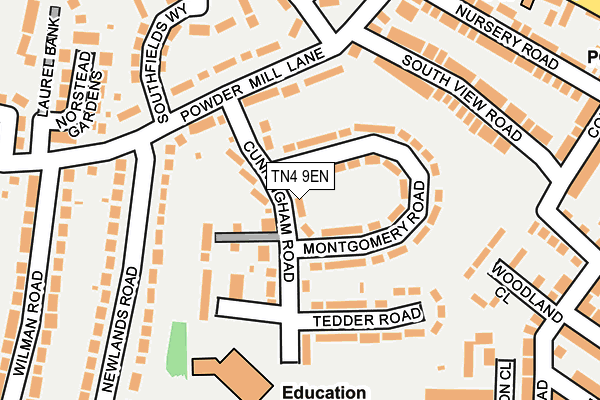 TN4 9EN map - OS OpenMap – Local (Ordnance Survey)