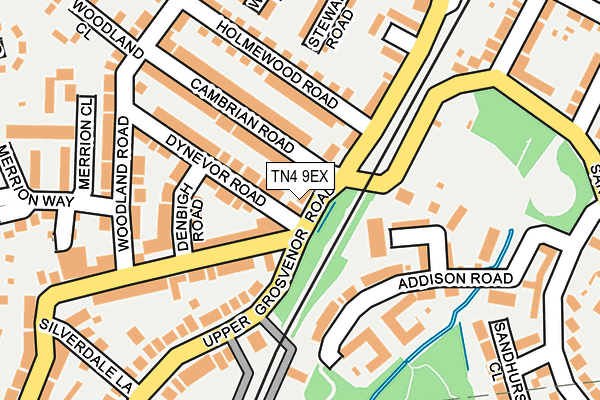TN4 9EX map - OS OpenMap – Local (Ordnance Survey)