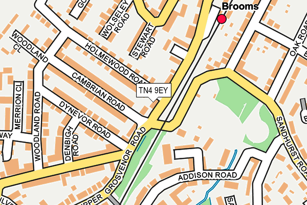 TN4 9EY map - OS OpenMap – Local (Ordnance Survey)