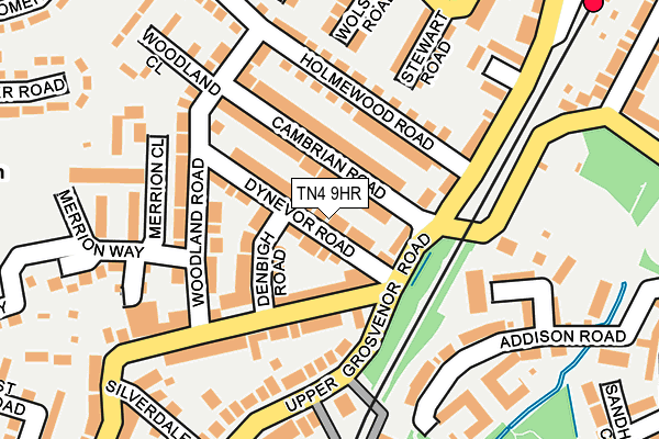 TN4 9HR map - OS OpenMap – Local (Ordnance Survey)