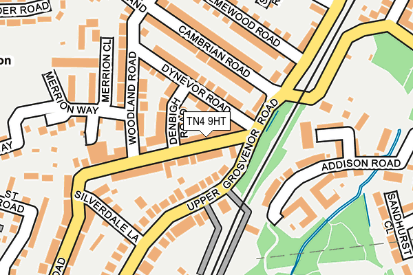 TN4 9HT map - OS OpenMap – Local (Ordnance Survey)