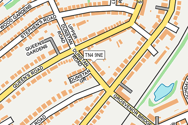 TN4 9NE map - OS OpenMap – Local (Ordnance Survey)