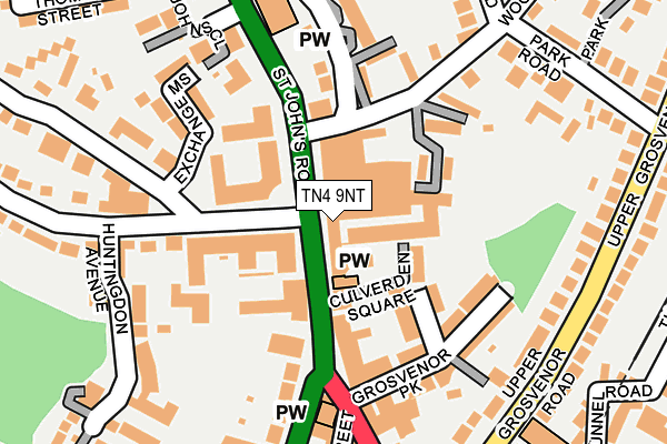 TN4 9NT map - OS OpenMap – Local (Ordnance Survey)