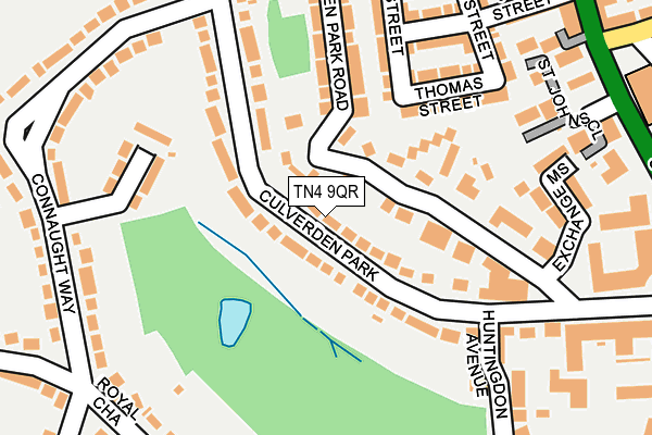 TN4 9QR map - OS OpenMap – Local (Ordnance Survey)