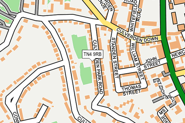 TN4 9RB map - OS OpenMap – Local (Ordnance Survey)