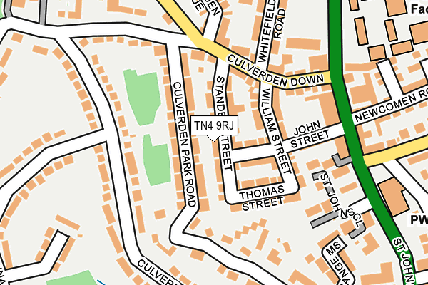 TN4 9RJ map - OS OpenMap – Local (Ordnance Survey)