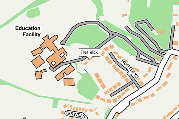 TN4 9RX map - OS OpenMap – Local (Ordnance Survey)