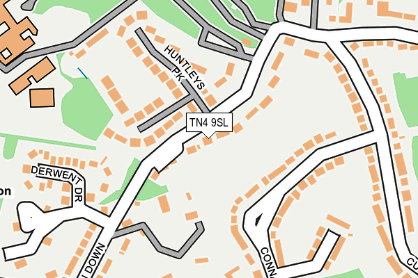 Map of HARDING WHITEMAN LTD at local scale