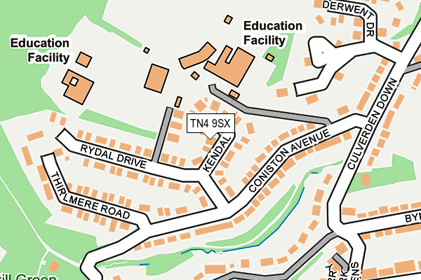 TN4 9SX map - OS OpenMap – Local (Ordnance Survey)
