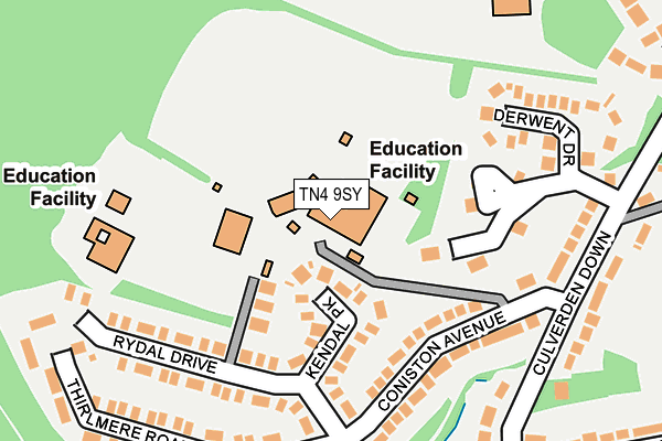 TN4 9SY map - OS OpenMap – Local (Ordnance Survey)