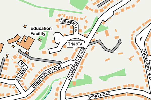 TN4 9TA map - OS OpenMap – Local (Ordnance Survey)