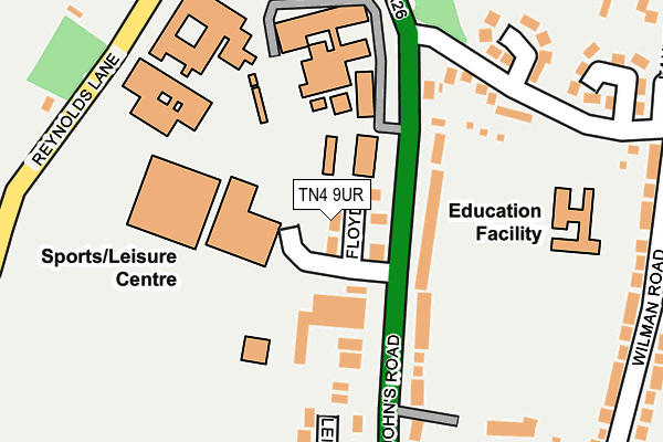 TN4 9UR map - OS OpenMap – Local (Ordnance Survey)