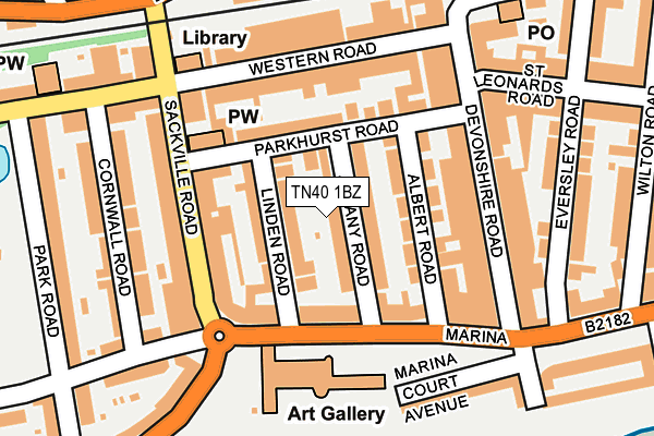 Map of CONTROLBNB LTD at local scale