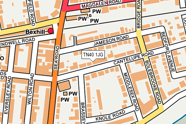 Map of VILA ONE LTD at local scale